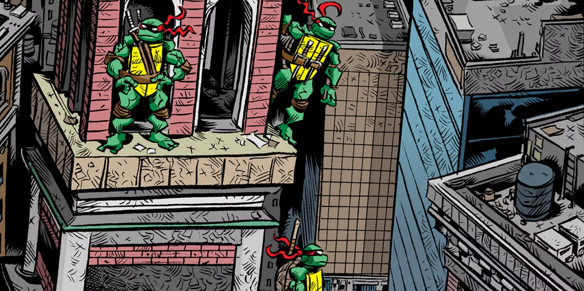 TMNT la saga continua di Jim Lawson banner